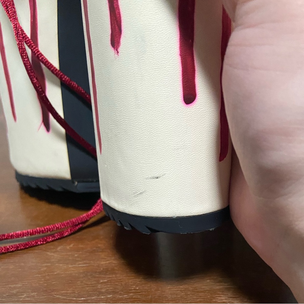 Dolls Kill Blood Drip Boots - Picture 3 of 11